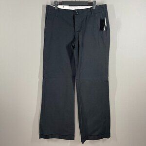 NEW Gap Pants Womens 12 black wide leg preppy classic business casual vintage
